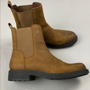 Clarks Brown Ankle Boots
